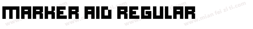 MARKER AID REGULAR字体转换